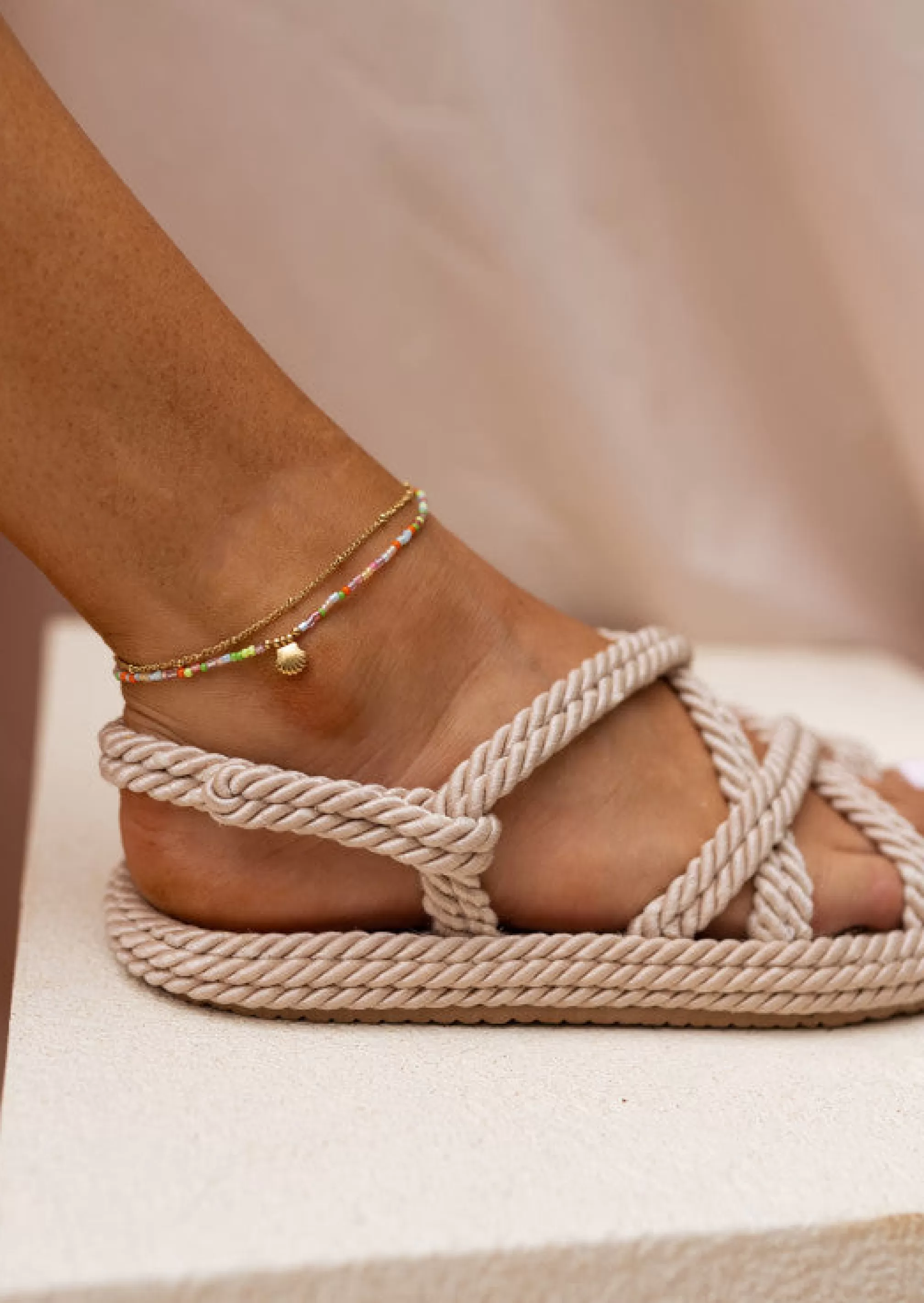 Ankle Chain Golden Gunzo - -Easy Clothes Fashion
