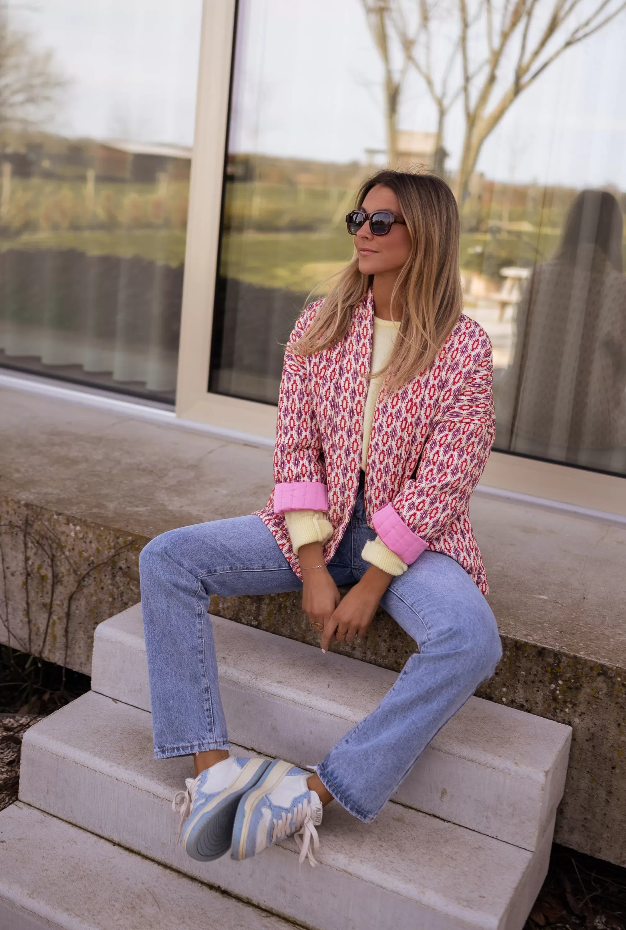 Belinda Jacket Pink Quilted | Trendy Quilted Jacket | Ready-to-wear-porter En Ligne | -Easy Clothes Outlet