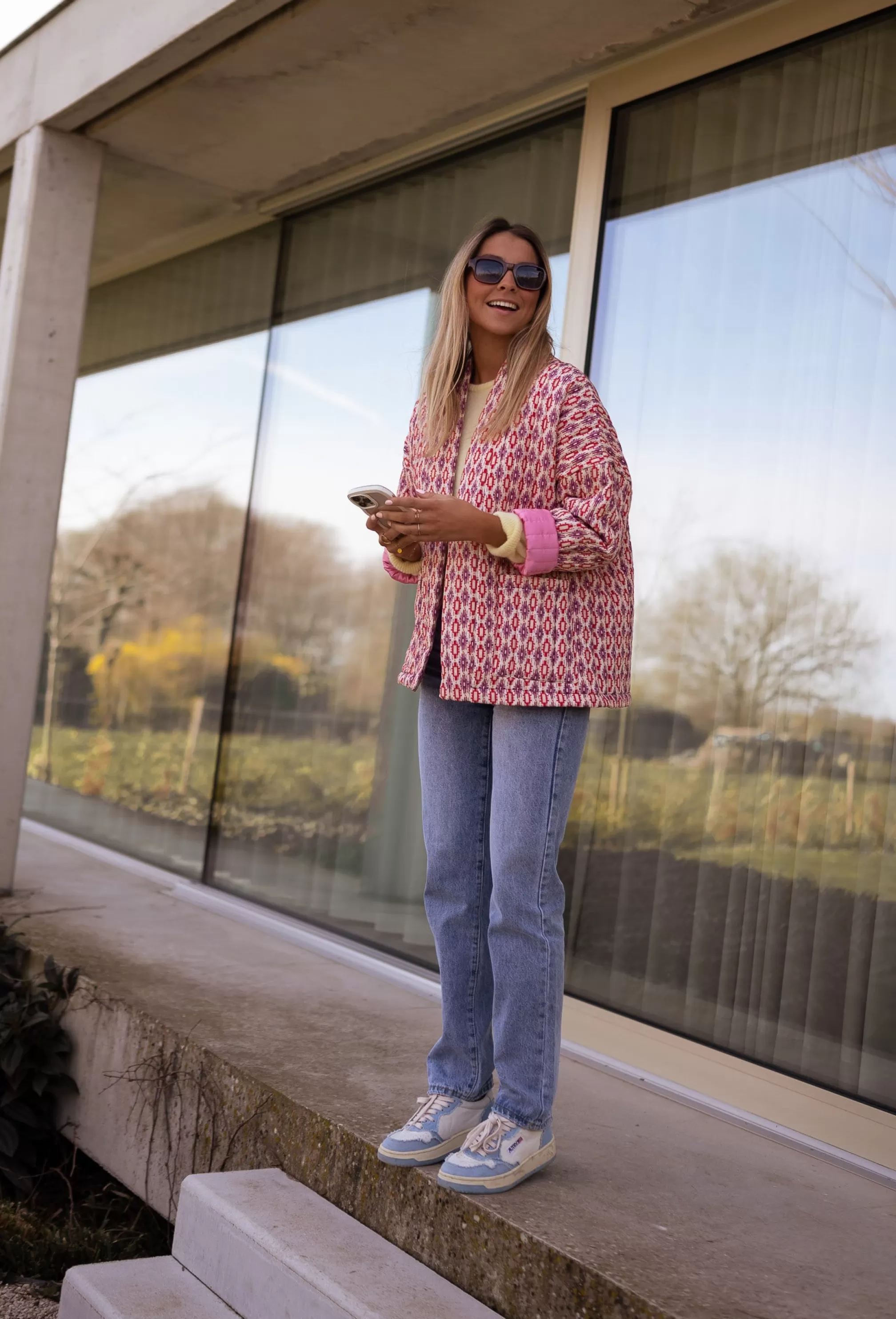 Belinda Jacket Pink Quilted | Trendy Quilted Jacket | Ready-to-wear-porter En Ligne | -Easy Clothes Outlet