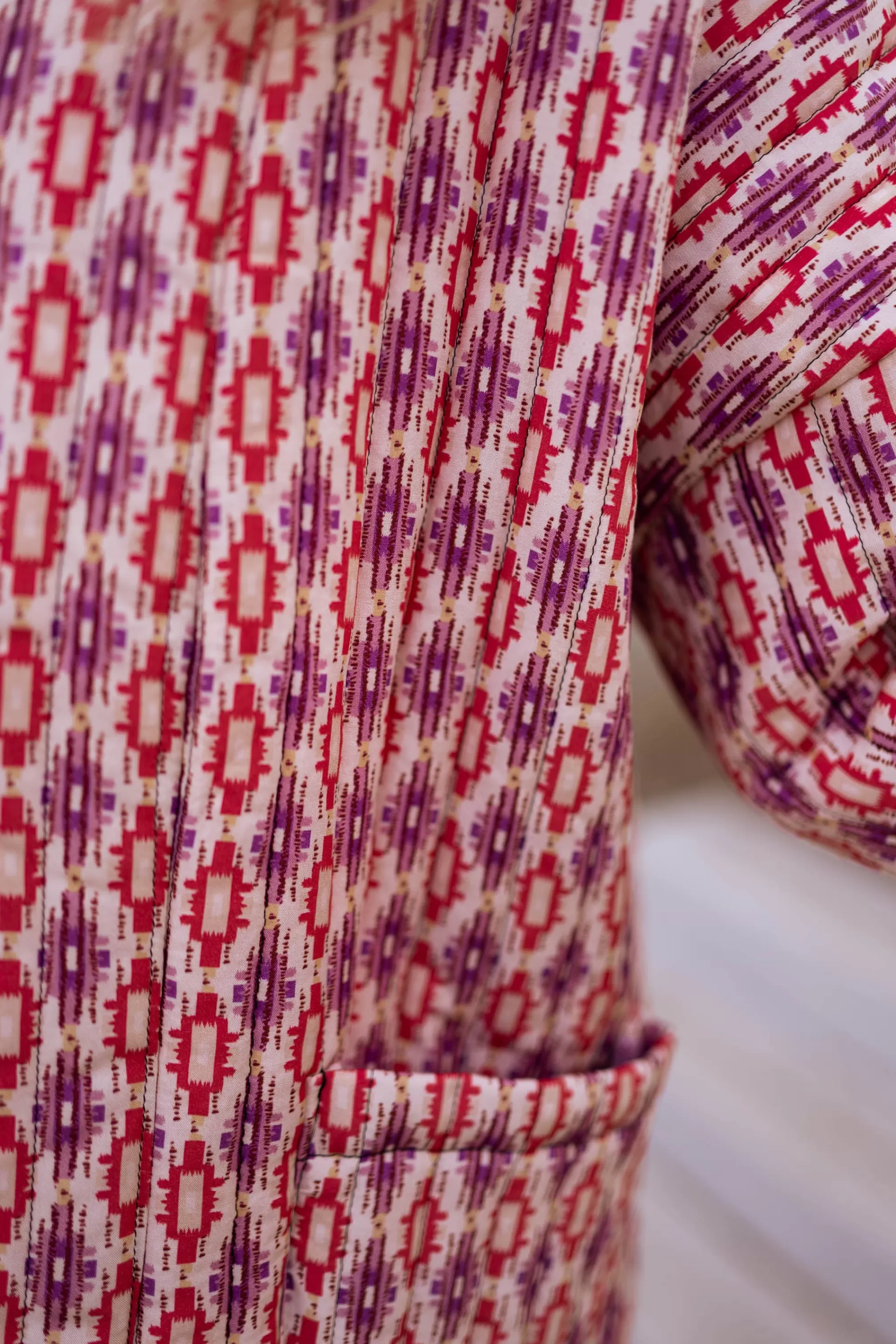 Belinda Jacket Pink Quilted | Trendy Quilted Jacket | Ready-to-wear-porter En Ligne | -Easy Clothes Outlet