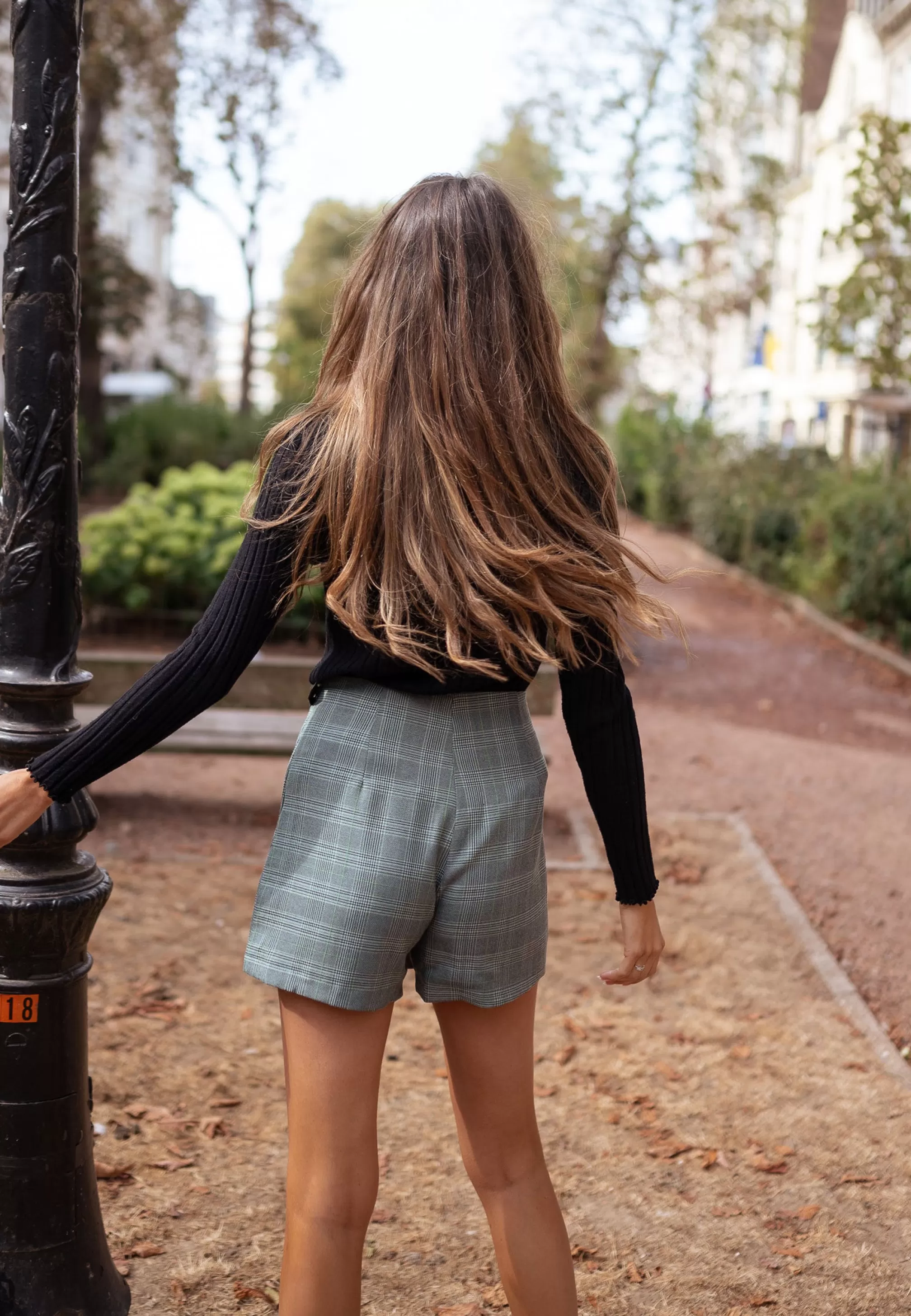 chani_skorts__checkered_green_81845-2.webp Chani Skorts - -Easy Clothes Cheap