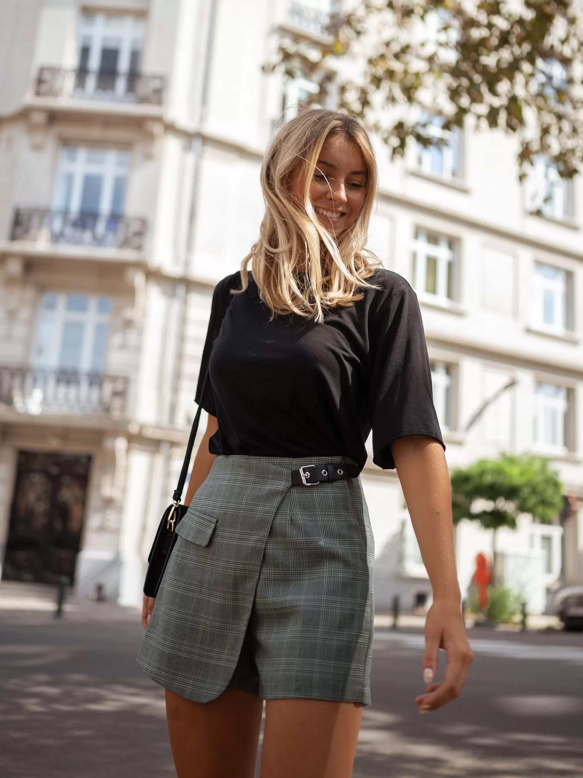 chani_skorts__checkered_green_81856-3.webp Chani Skorts - -Easy Clothes Cheap