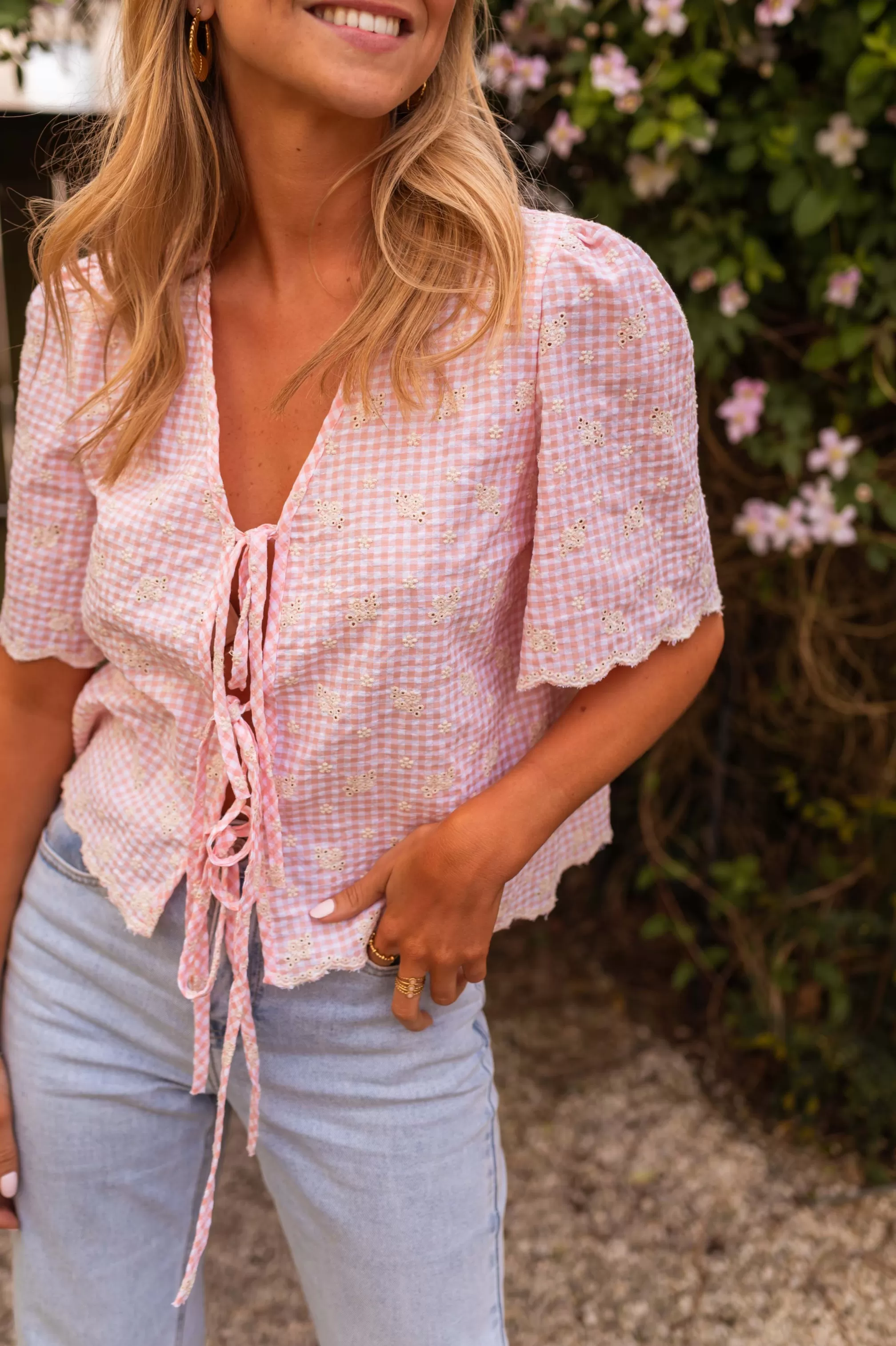 charlotte_blouse__pink__embroidery_105749-7.webp Charlotte Blouse - -Easy Clothes Cheap