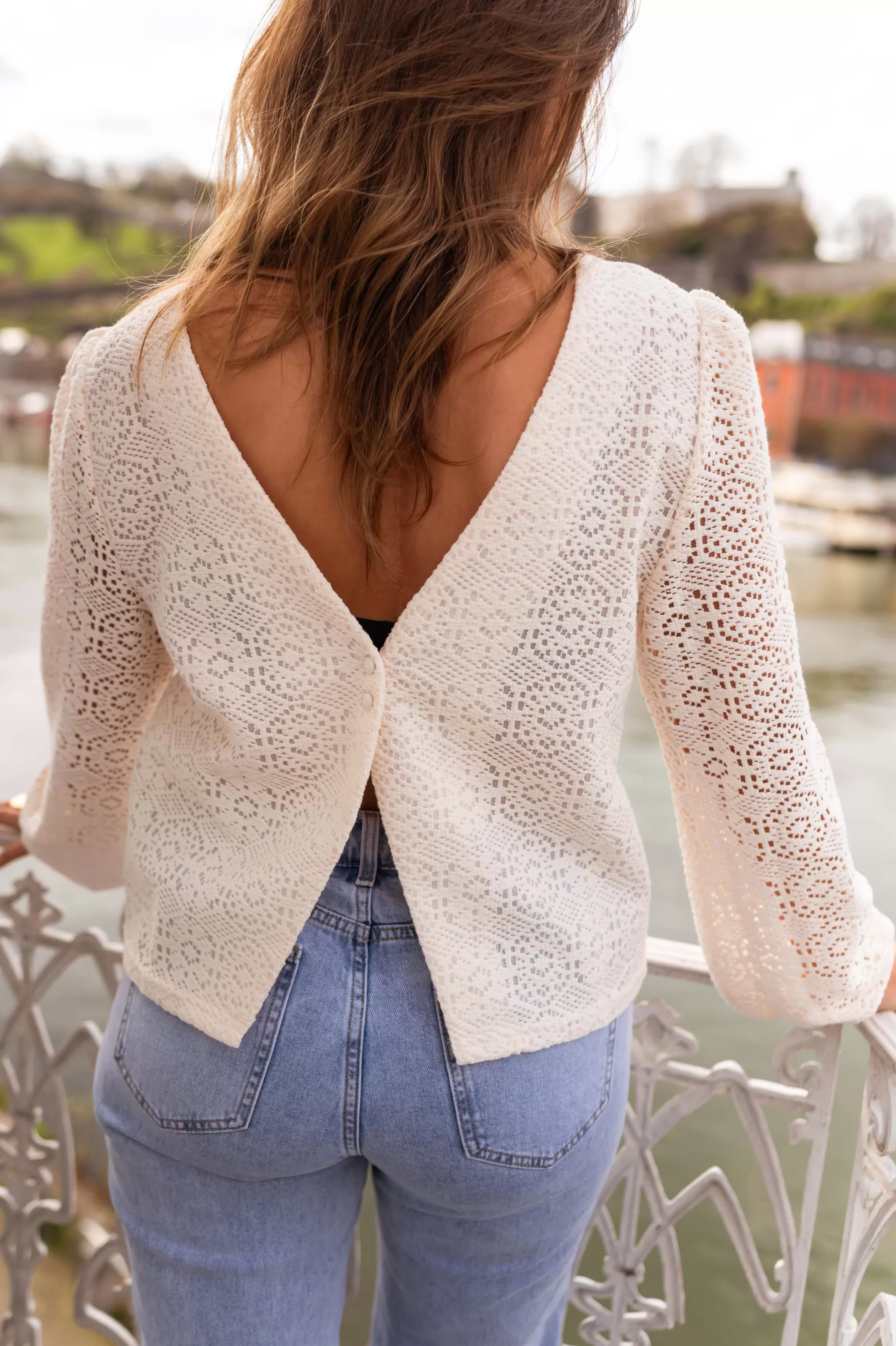 cloud_blouse__ecru_lace__easy_clothes_105552-6.webp Cloud Blouse - Ecru Lace - -Easy Clothes Cheap