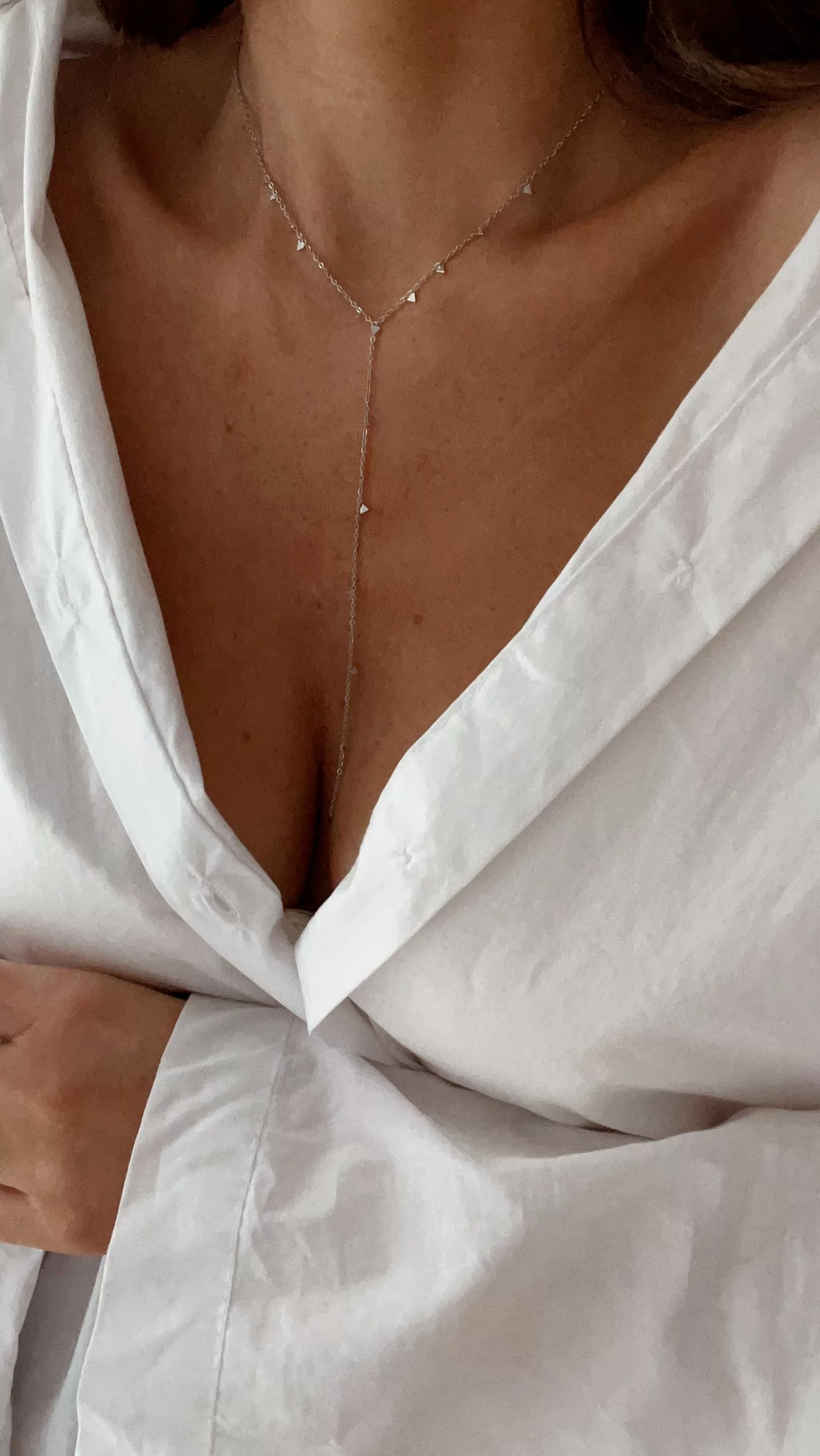 Collier Eryn Argenté | Collier Argenté Multi-rangs | Prêt-à-porter En Ligne |  -Easy Clothes Cheap