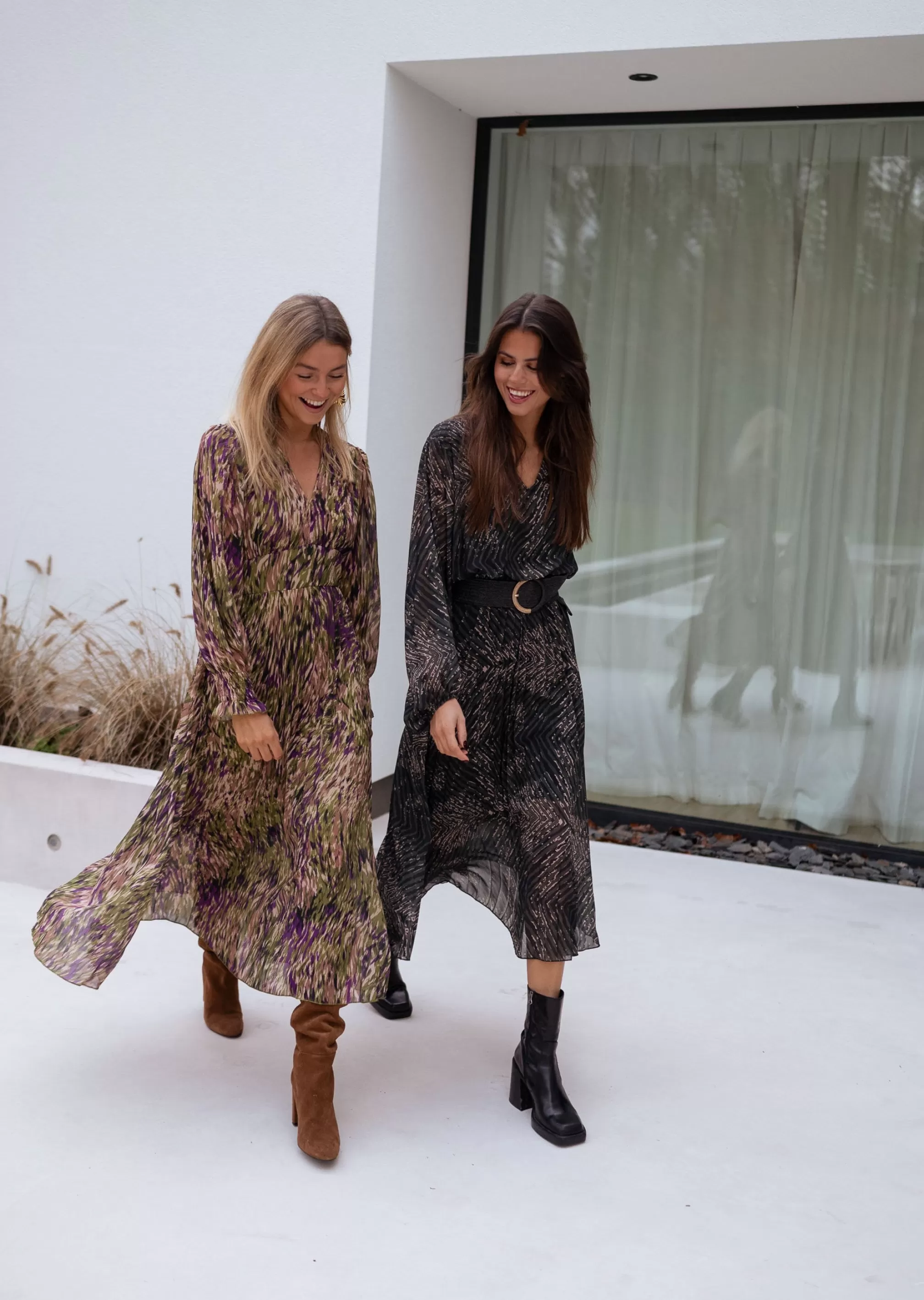 connie_dress__khaki_patterned_106135-7.webp Connie Dress - -Easy Clothes New