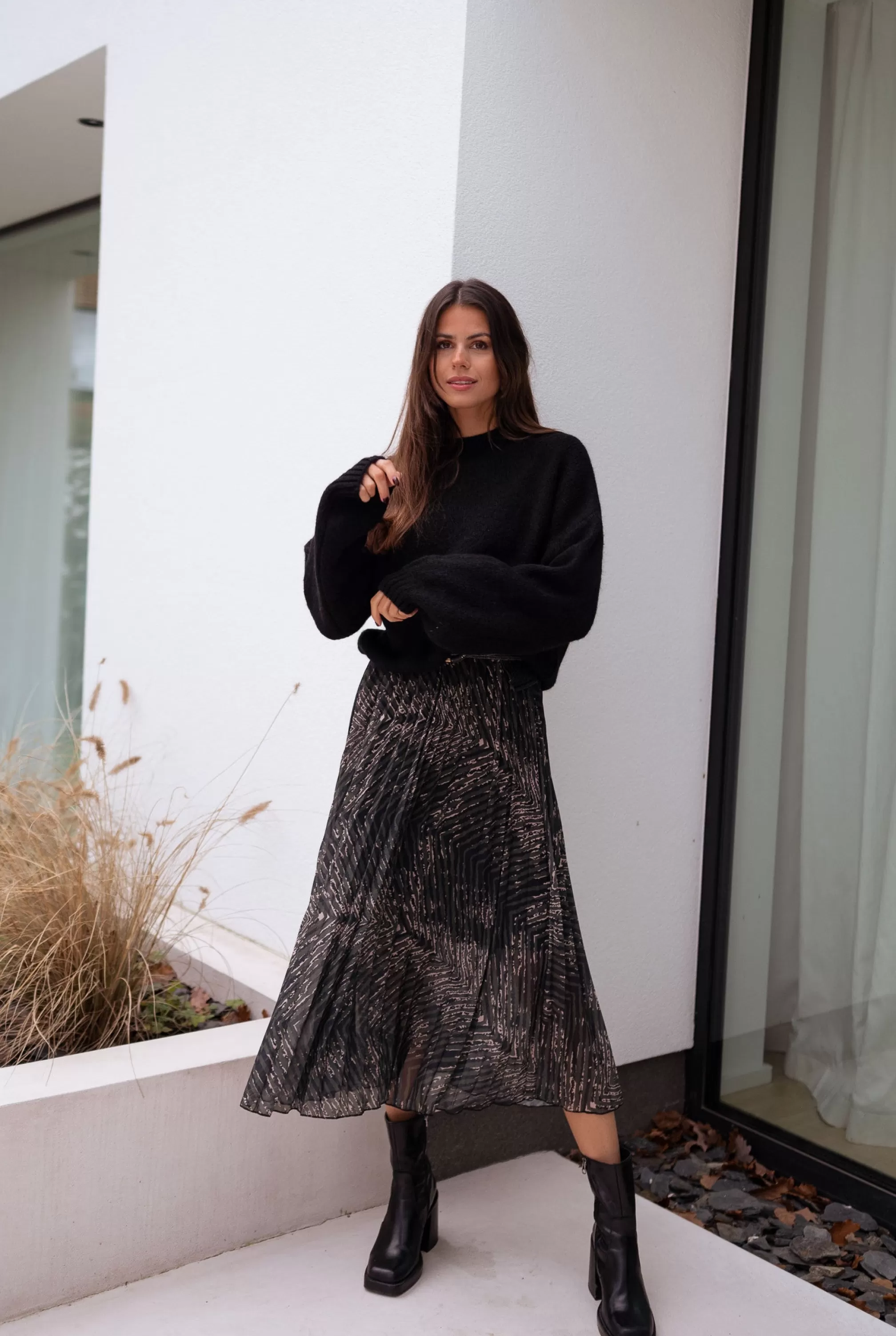 connie_dress__khaki_patterned_106141-6.webp Connie Dress - -Easy Clothes New