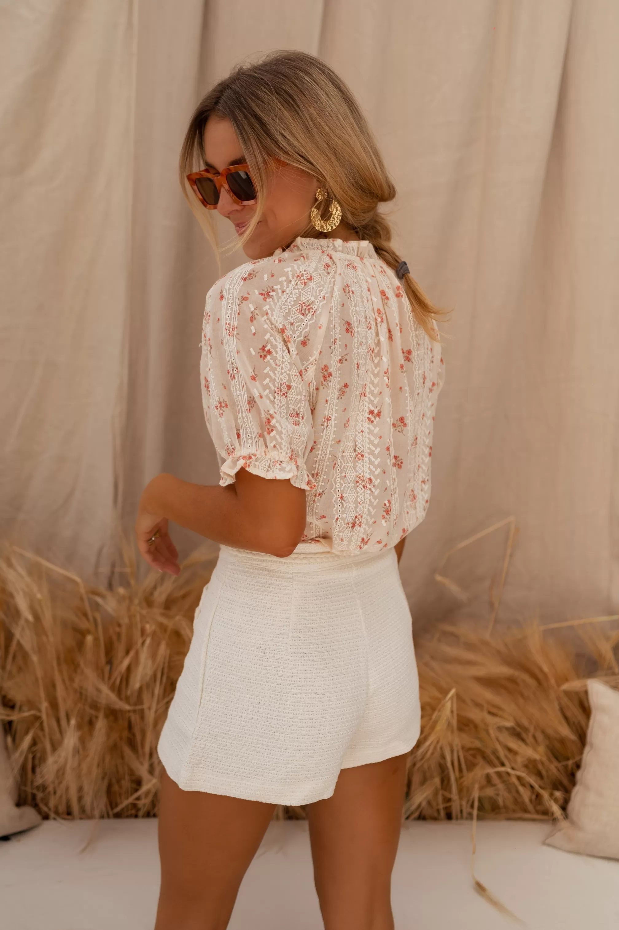 Crue Carine Blouse - -Easy Clothes Best