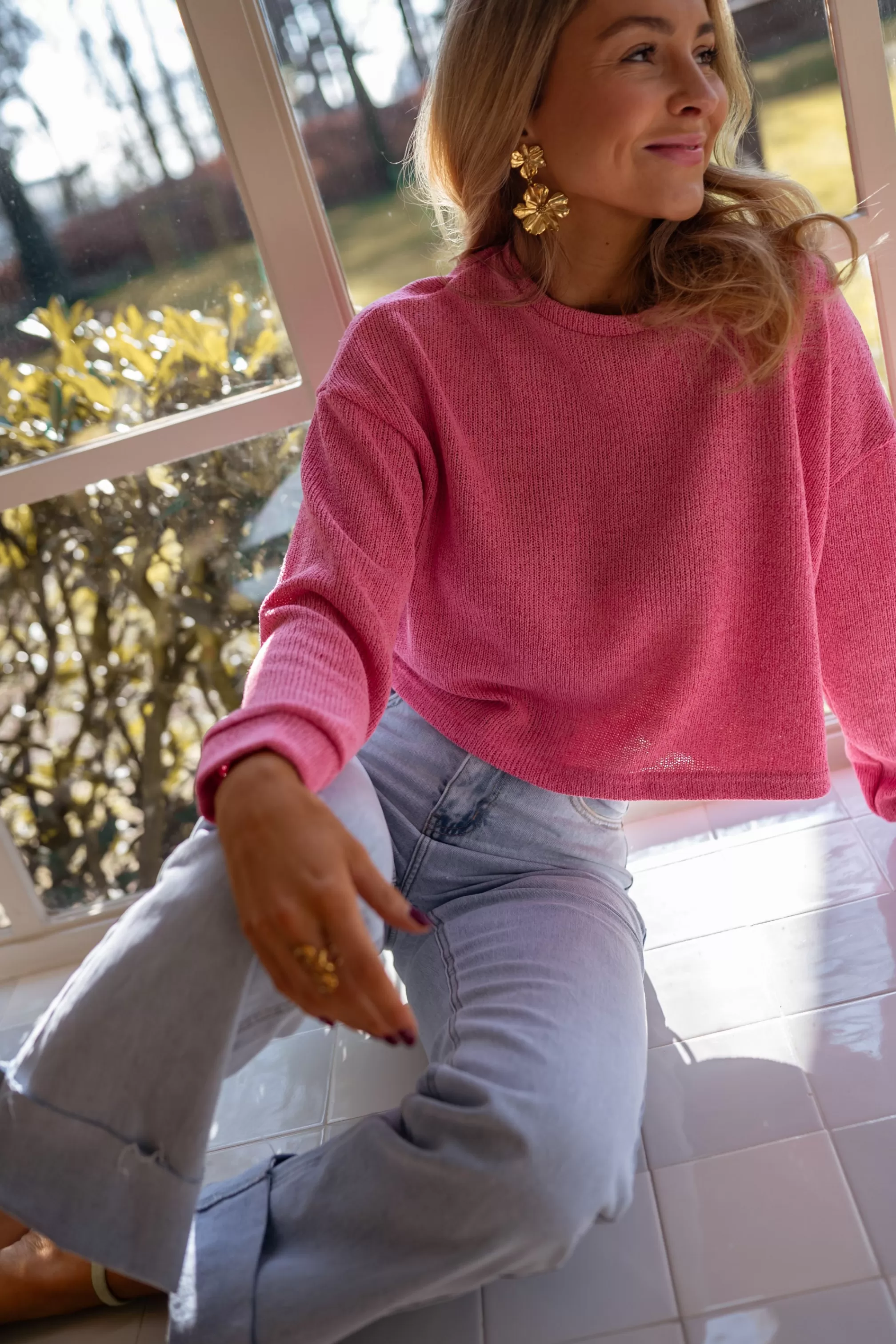 Dixie Sweater - -Easy Clothes Shop