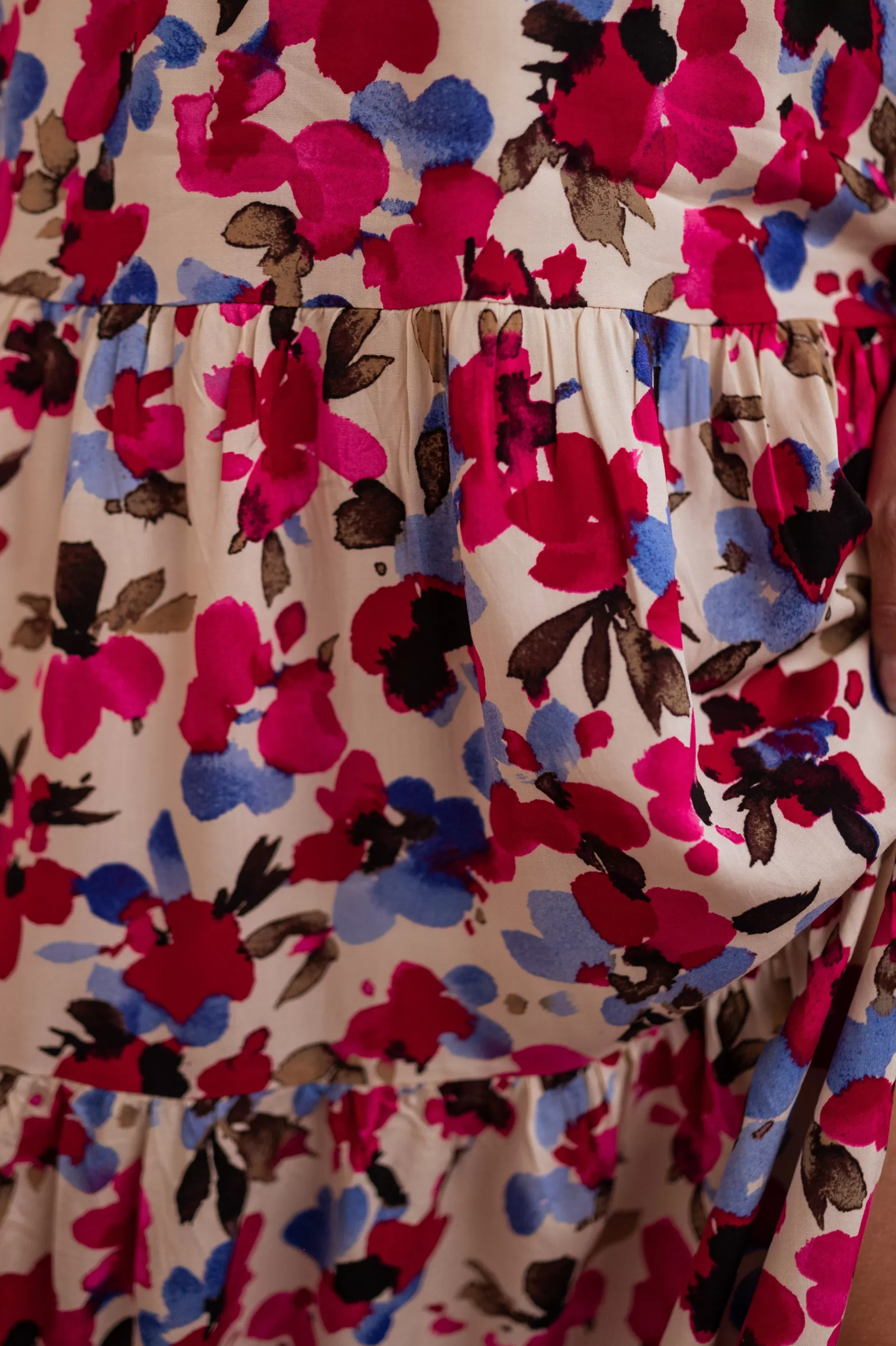 Dress Flower Eugenia | Dress Classic Cut Floral | Ready To-Porter Online | -Easy Clothes Shop