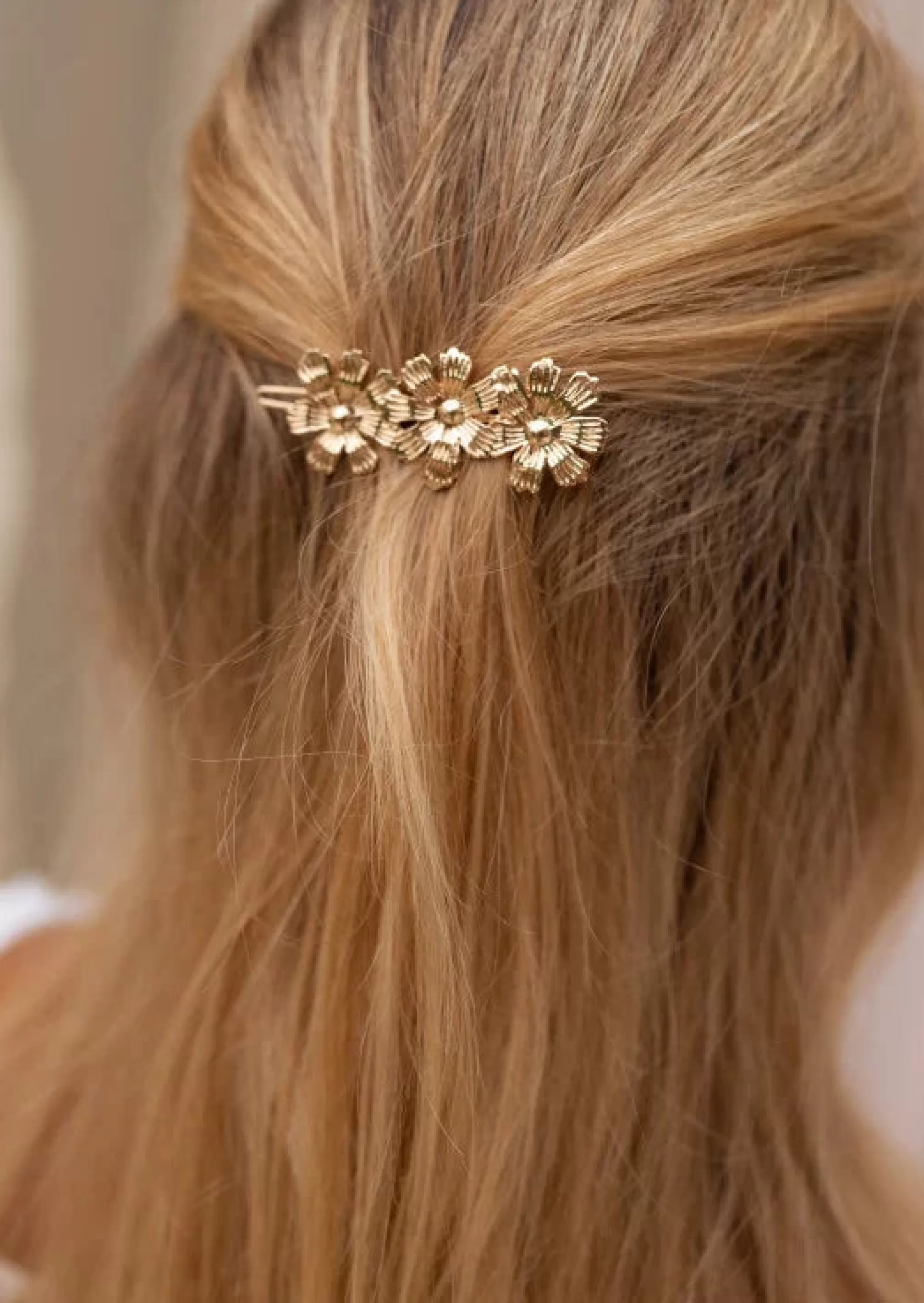 Hair Clip Golden - -Easy Clothes Cheap