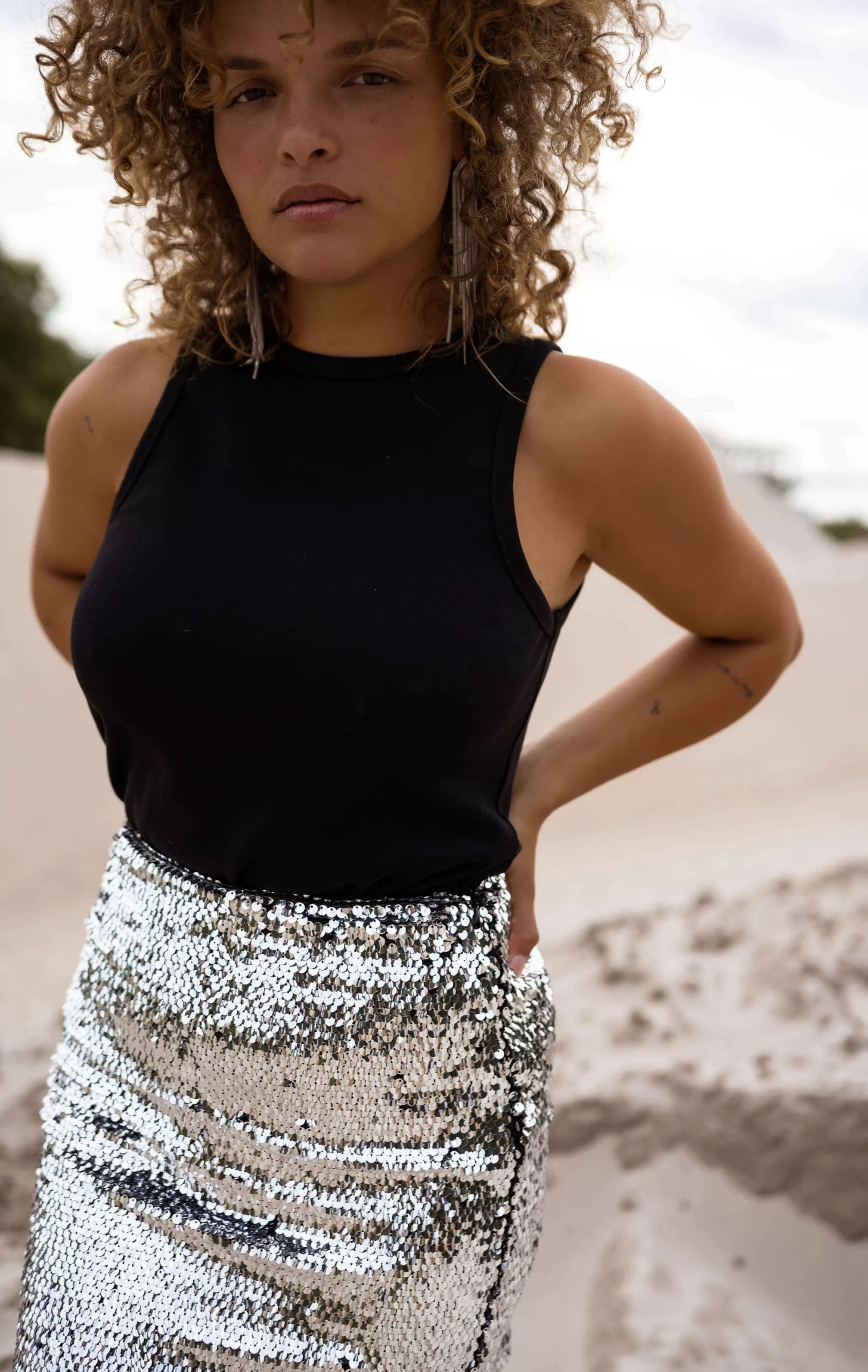 loos_high_skirt__glitter__women39s_clothing_83095-2.webp Loos High Skirt - -Easy Clothes Online