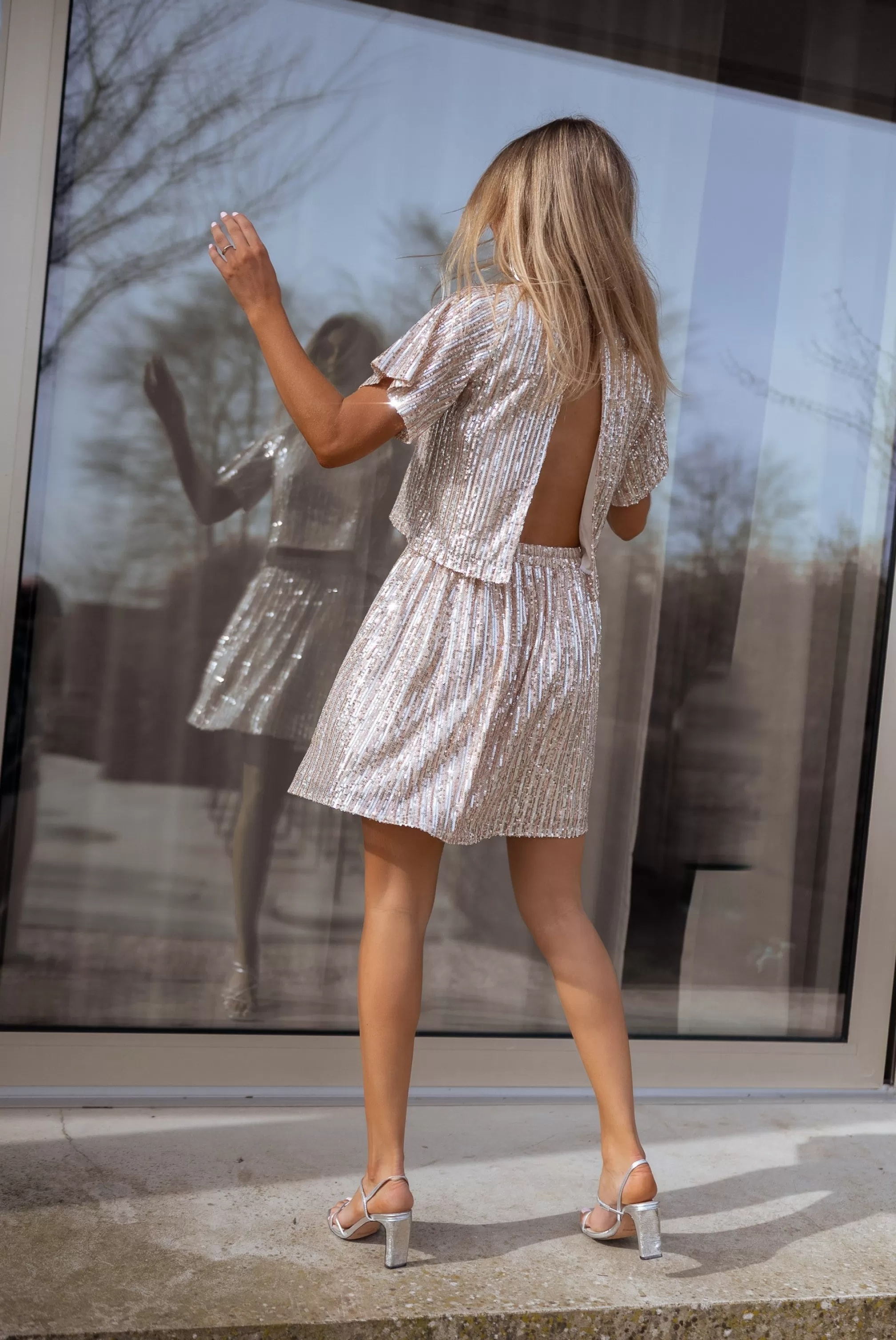 Martine Skirt Glittery - Creation | Skirt With Sequins | Ready To-Porter Online | -Easy Clothes Clearance