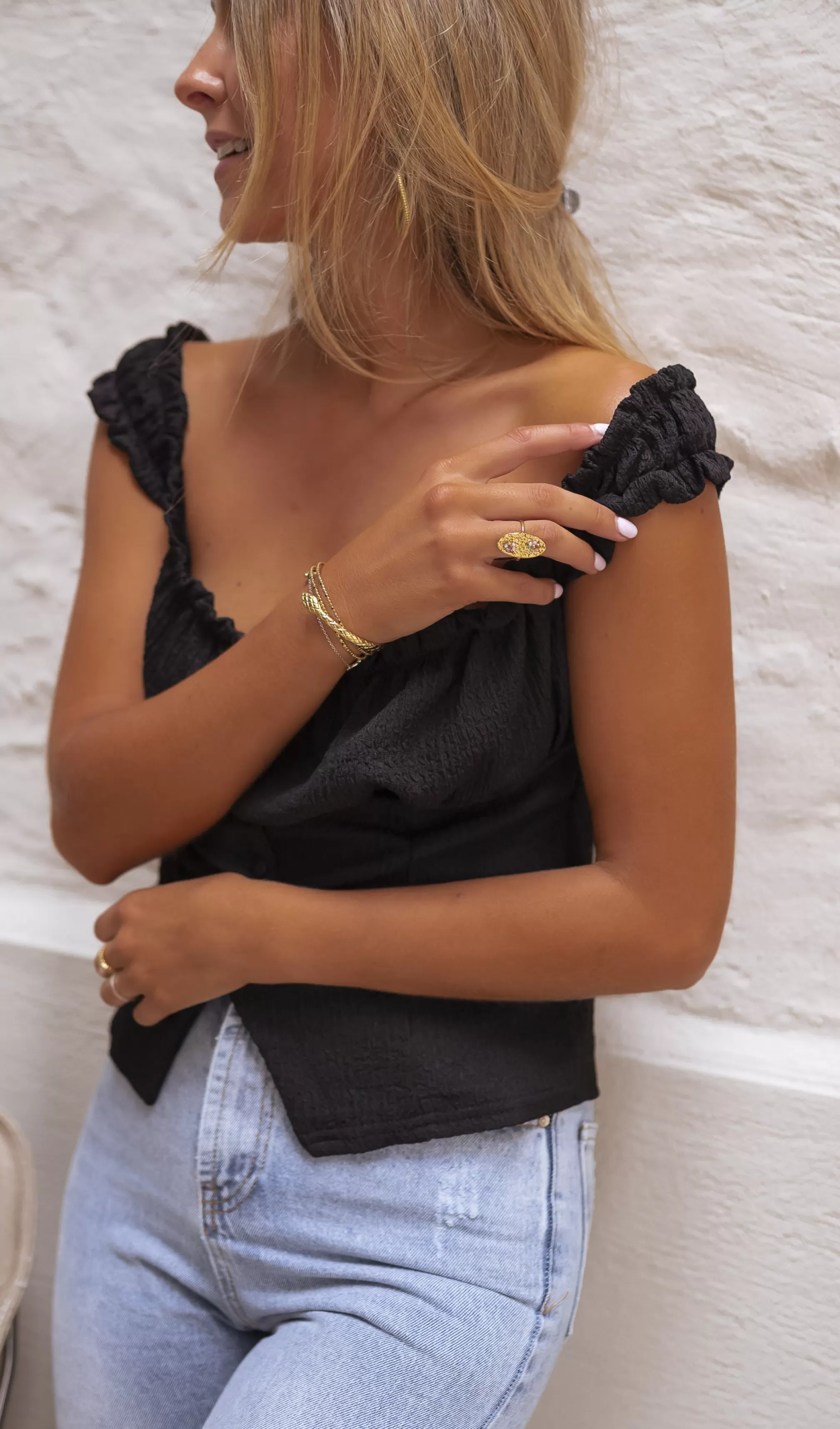 Ring Golden - -Easy Clothes Hot