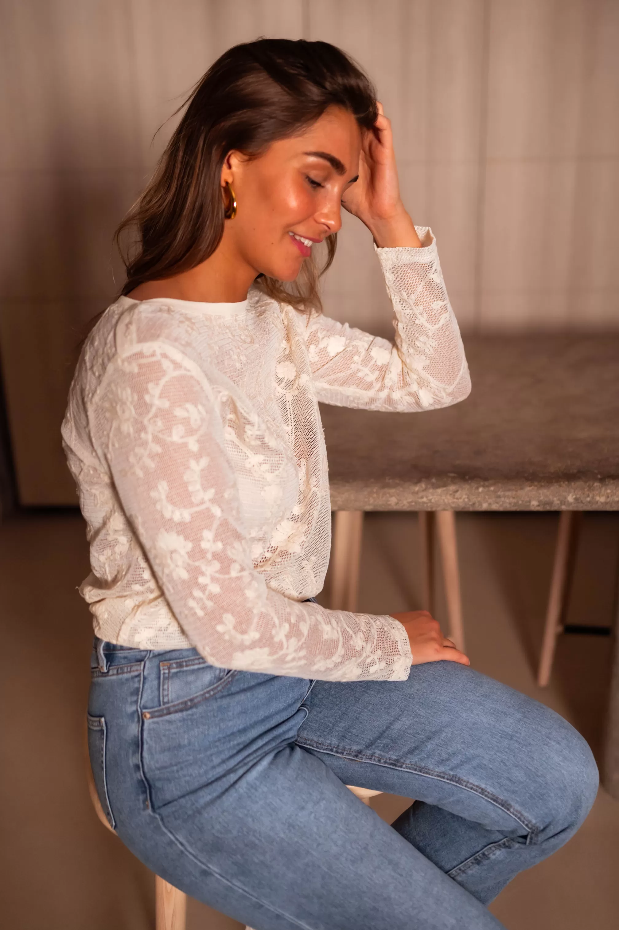 robyne_blouse__ecru_104942-7.webp Robyne Blouse - -Easy Clothes Fashion