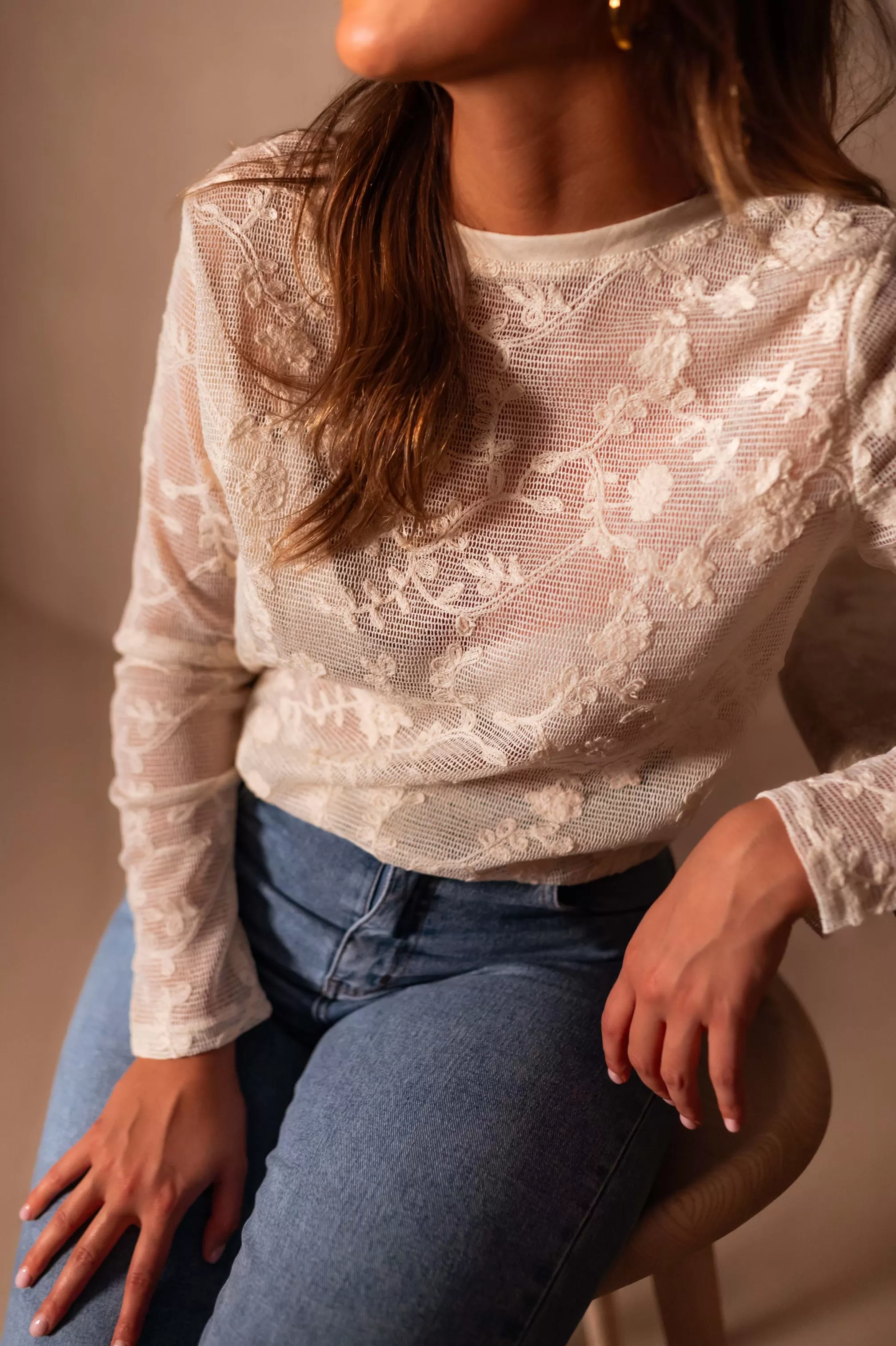 robyne_blouse__ecru_104944-6.webp Robyne Blouse - -Easy Clothes Fashion