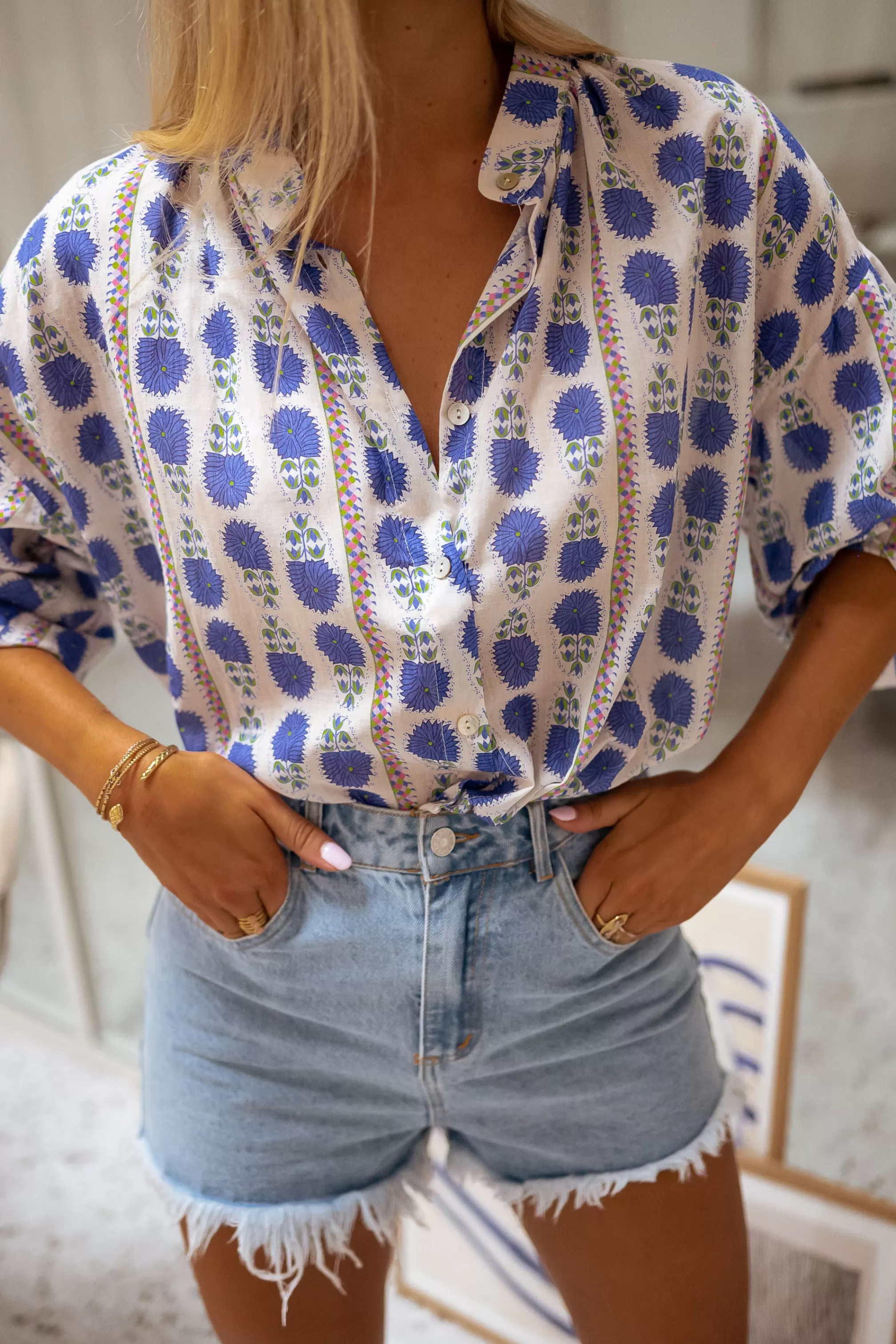 Shirt White - -Easy Clothes Cheap