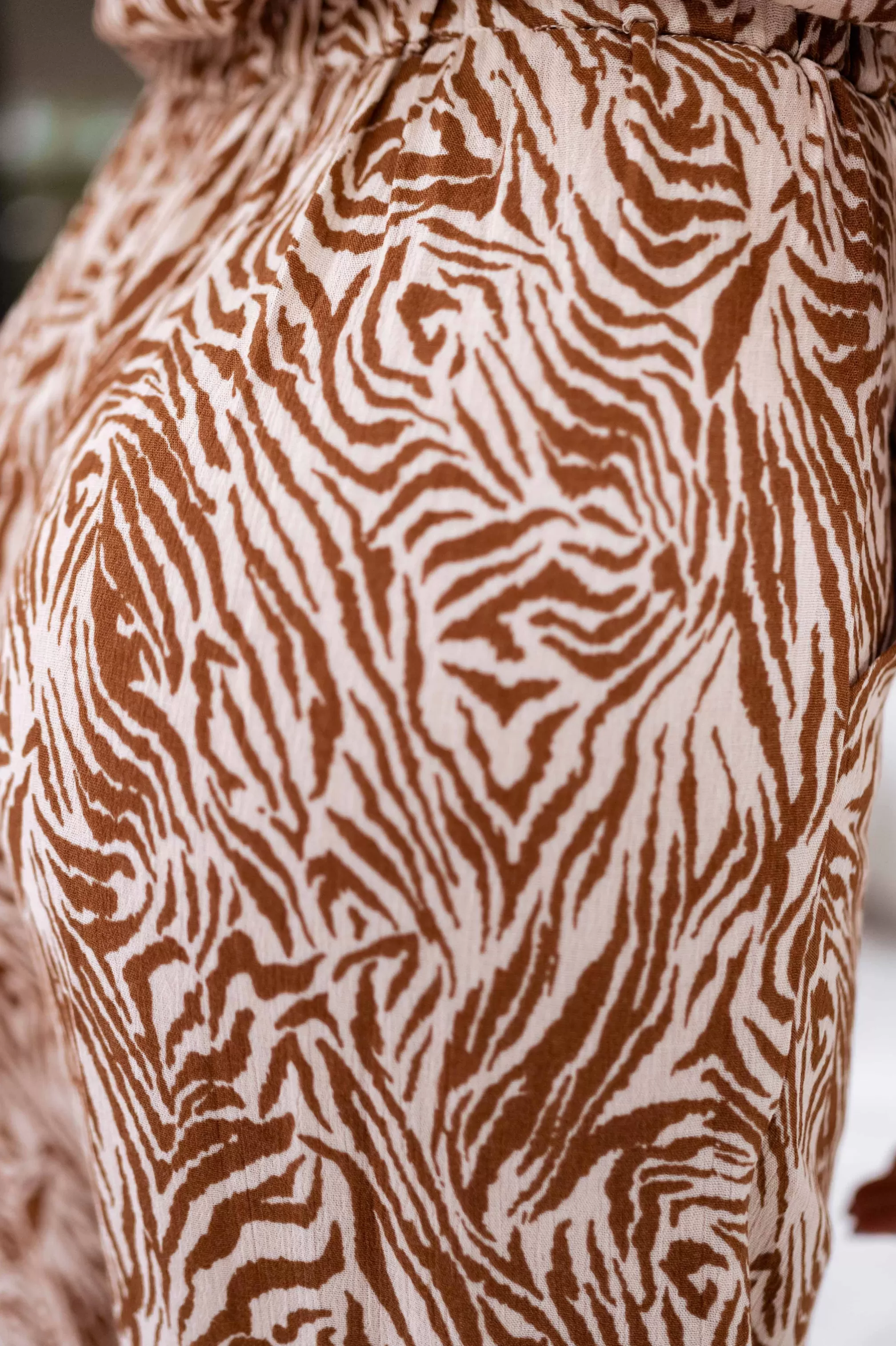 Suit Gabina Zebra Brunette And Beige | Suit Patterned | Ready To-Porter Online | -Easy Clothes Online