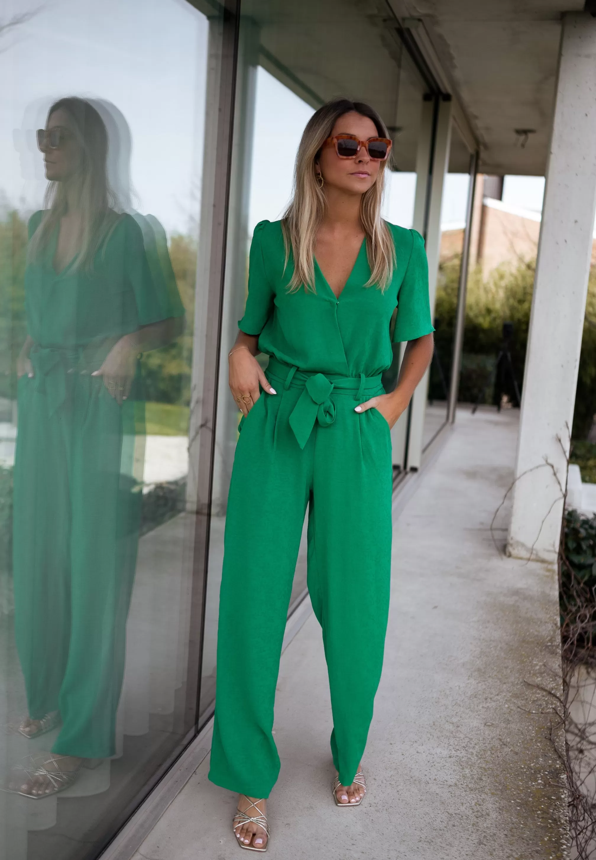 Suit Stan Green | Suit Short Sleeves | Ready To-Porter Online | -Easy Clothes New