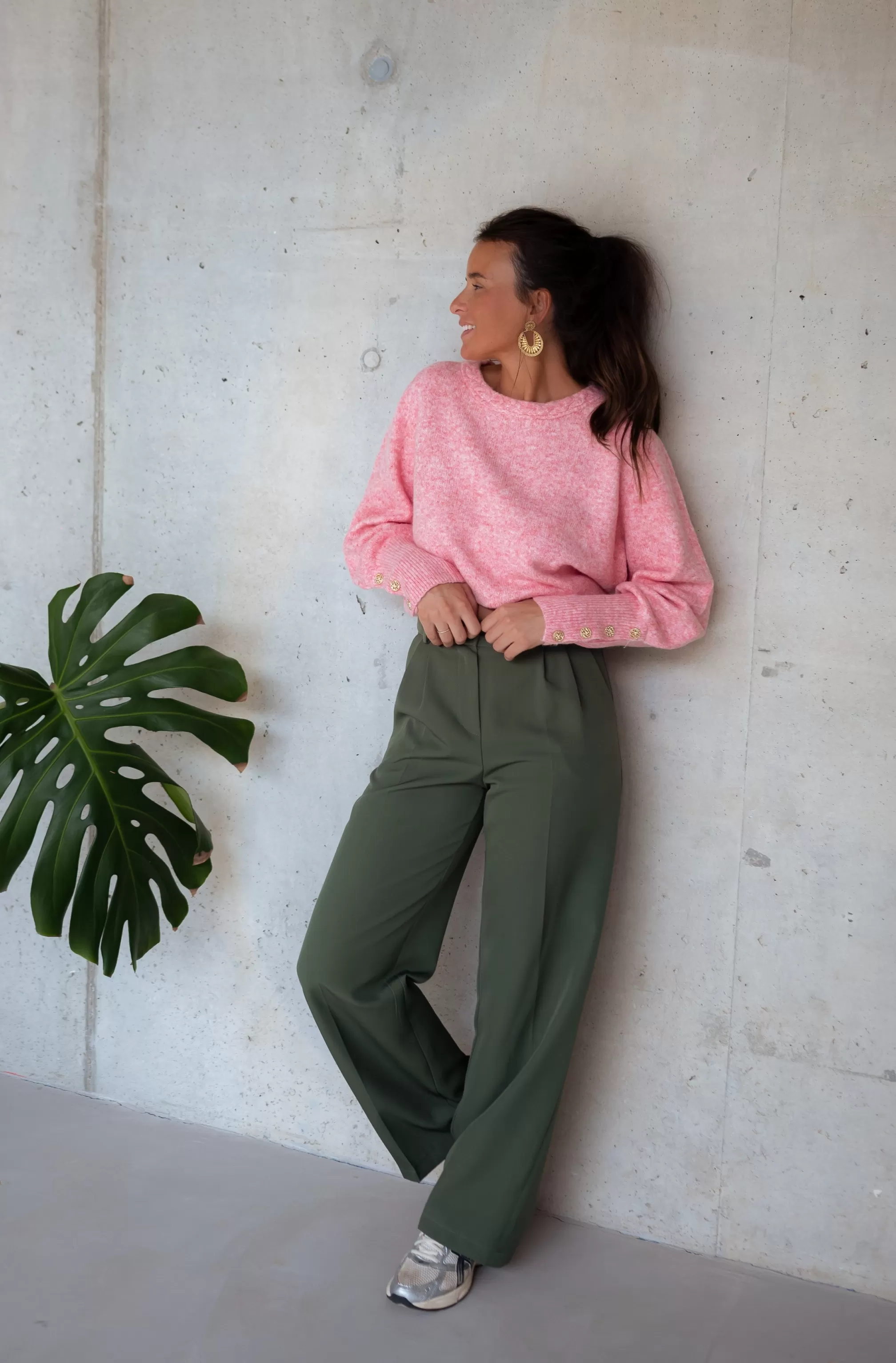 Sweater Rubens Pink - Soft - One Size - -Easy Clothes New