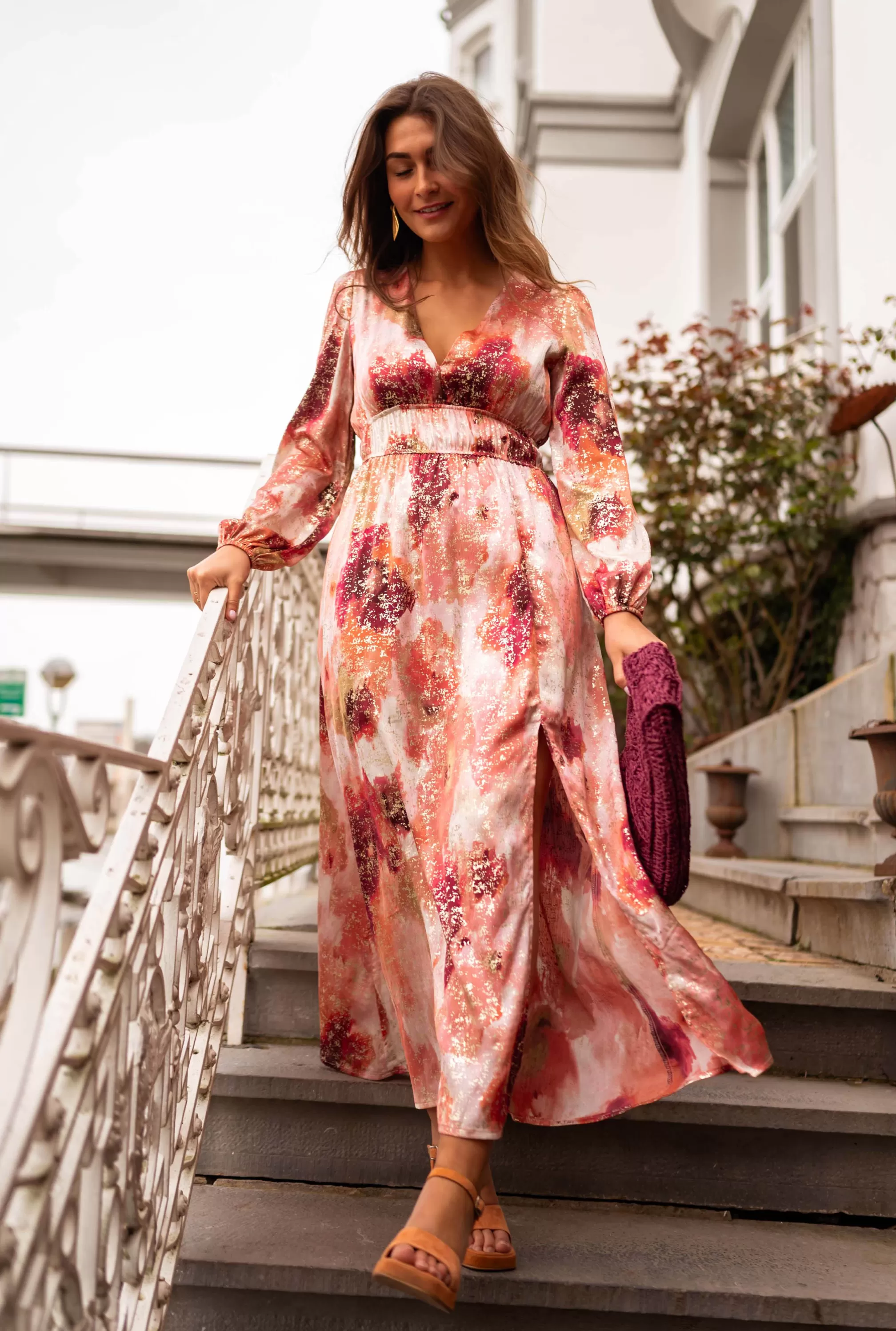 sylva_dress__pink_amp_orange__trendy_73947-3.webp Sylva Dress - -Easy Clothes Discount