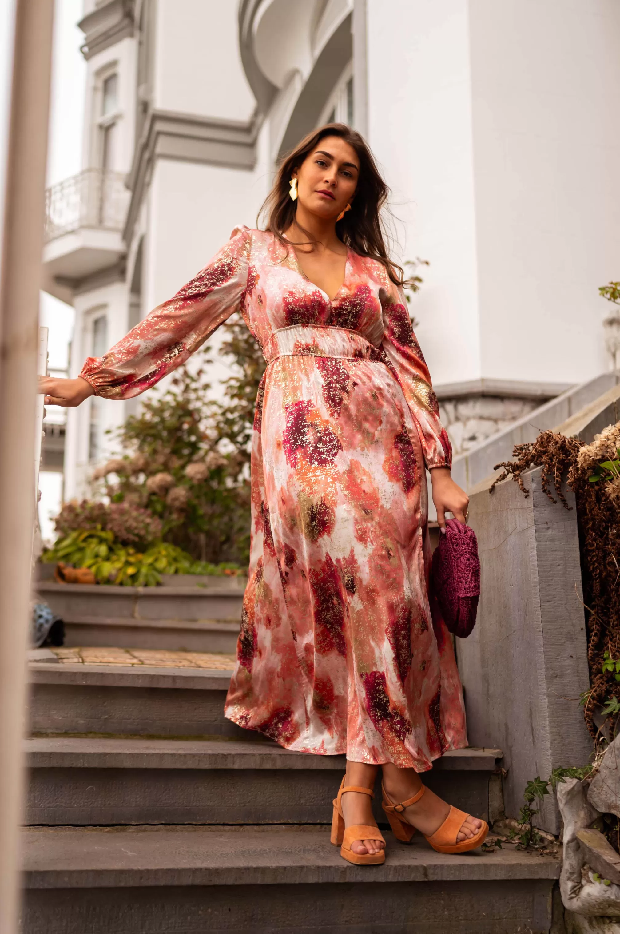 sylva_dress__pink_amp_orange__trendy_73958-3.webp Sylva Dress - -Easy Clothes Discount