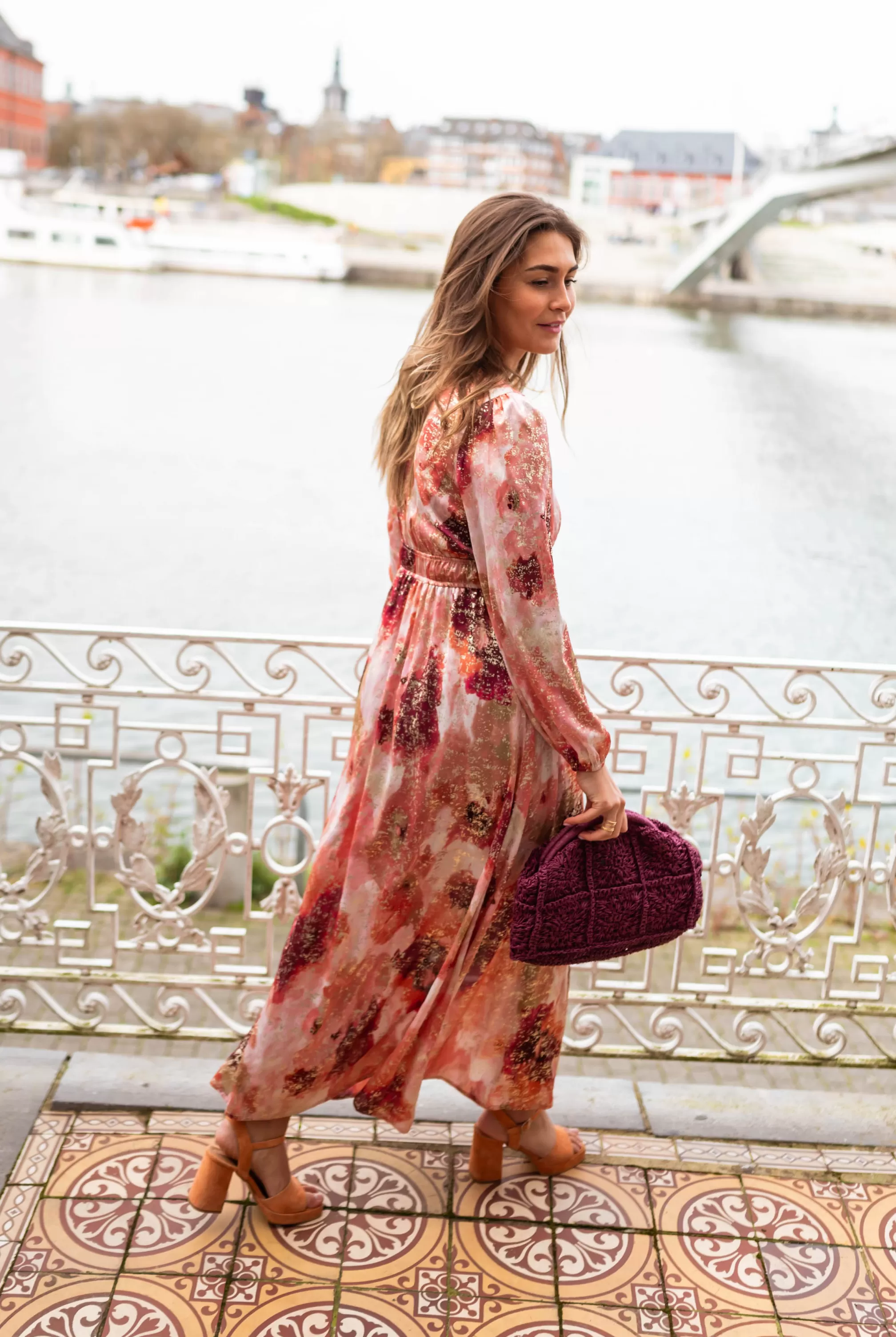 sylva_dress__pink_amp_orange__trendy_73960-3.webp Sylva Dress - -Easy Clothes Discount