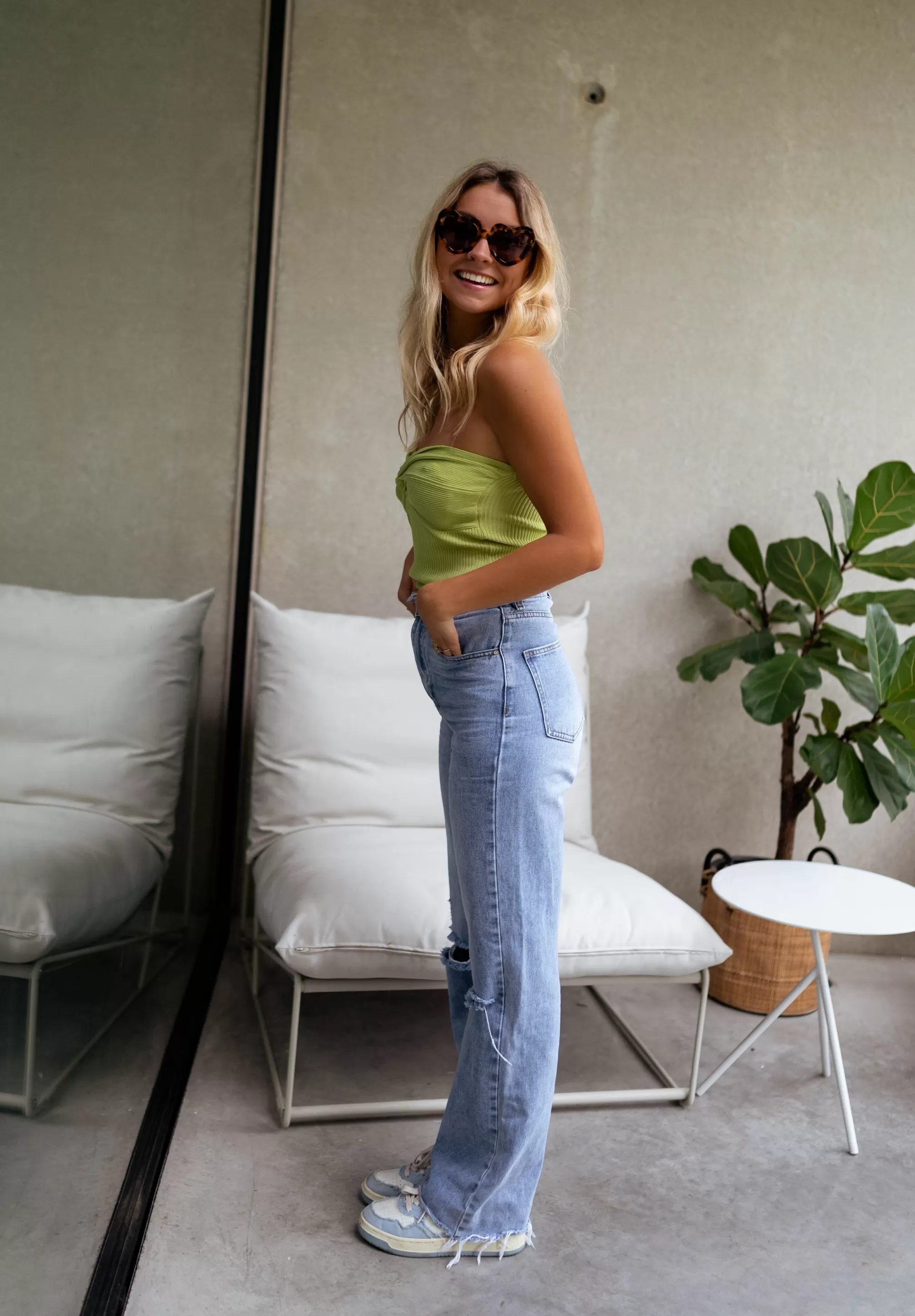 Top Bustier Neil Olive | Top Bustier Noué | Prêt-à-porter En Ligne | -Easy Clothes Clearance